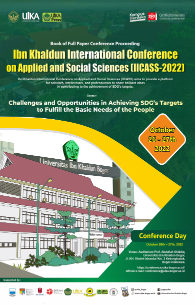 Ibn Khaldun International Conferece on Applied and social Sciences [IICASS-2022]