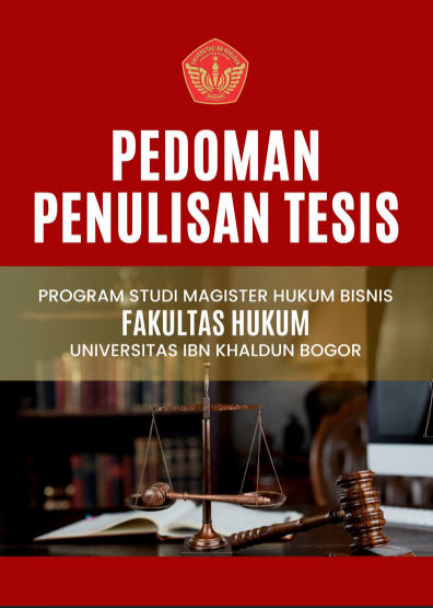 PEDOMAN PENULISAN TESIS